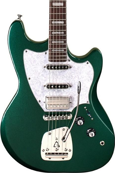 ギター Guild Surfliner Guild Surfliner Deluxe Electric Guitar In Evergreen Metallic